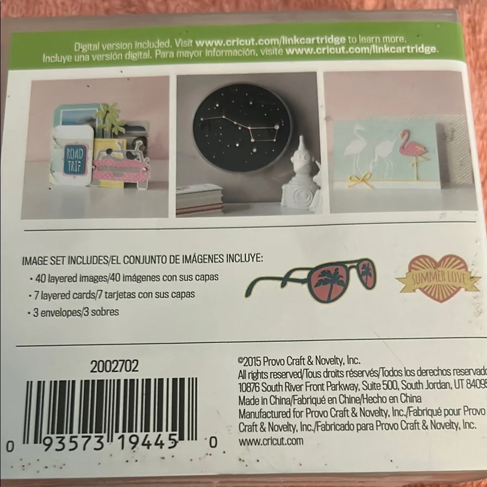Cricut Summer Love Cake Toppers - Multicolor